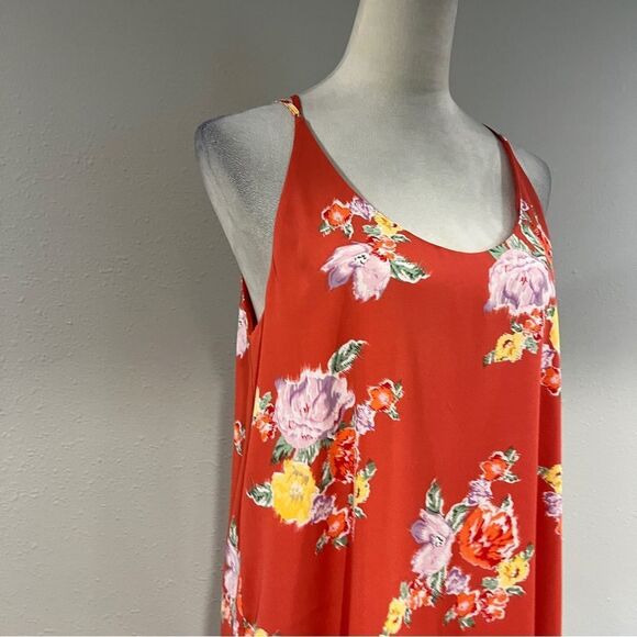 Carolina Belle Floral loose fit mini Dress with straps size 8 - Picture 3 of 13